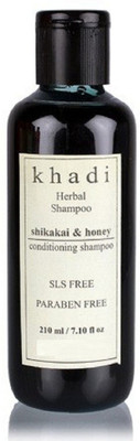 Khadi Herbal Shikakai & Honey Conditioning Shampoo (SLS,Sulfate & Paraben Free) (210 Ml)