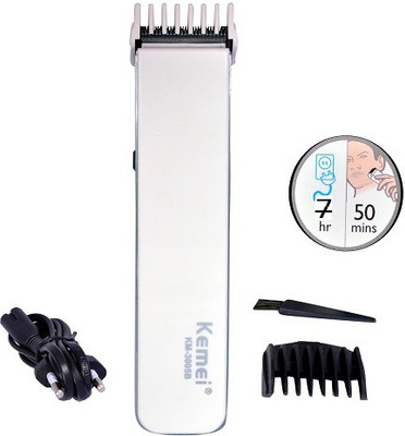 Kemei Professional KM-3005A Trimmer For Men (White) 