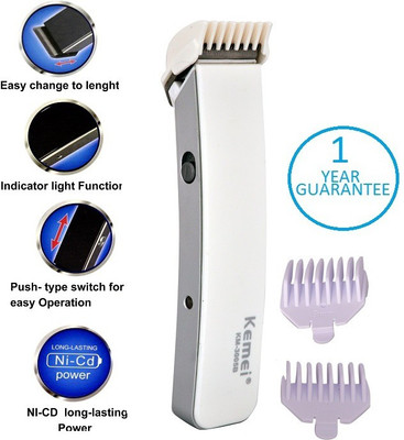 Kemei Professional KM-3005A Trimmer For Men (White) 