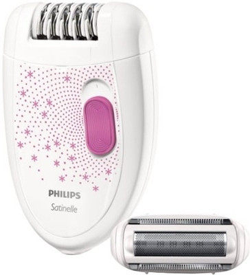 HP6419/02 Philips Satinelle Essential Epilator for Women (Pink, White) 