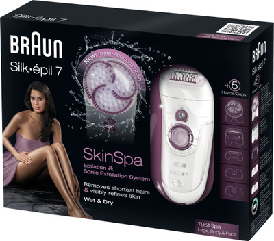 Braun Silk-epil Series 7 7951 Skin Spa Epilator for Women