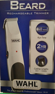 WAHL 9916-4224 BEARD Trimmer For Men (White&Black) 