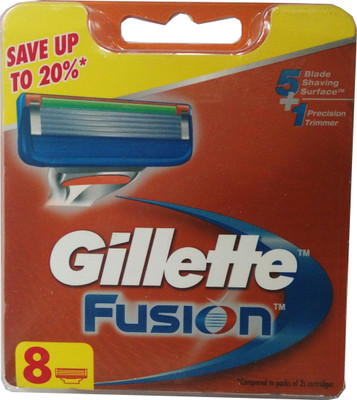 30% OFF on Gillette Fusion Cartridges((Pack of 8))