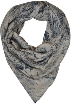 55% OFF on Elabore Silk Printed Women's Shawl