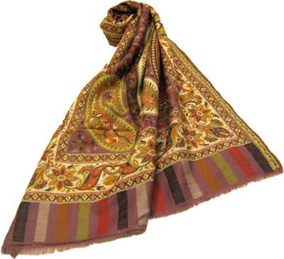 62% OFF on Sofias Jamavar Wool Printed Women's Shawl