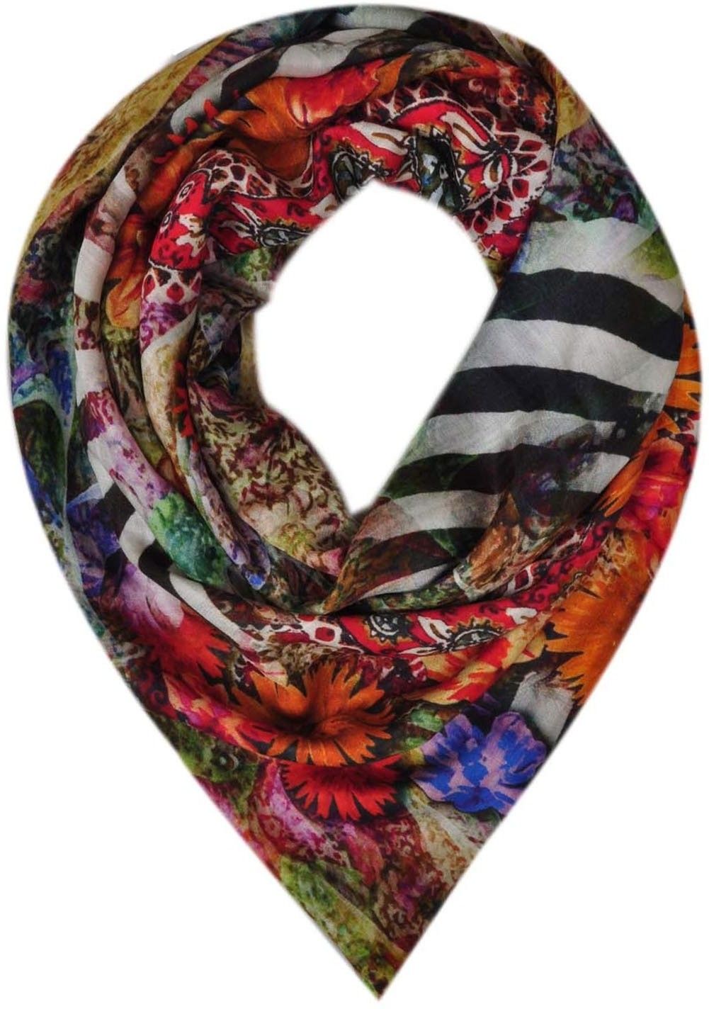 59% OFF on Elabore Silk Printed Women's Shawl