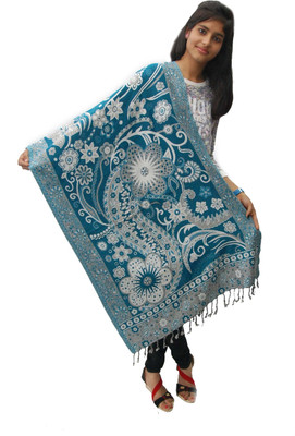 66% OFF on Unnati Wool Printed Women's Shawl