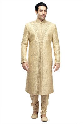 Manyavar Royal Self Design Sherwani Manyavar Royal Self Design Sherwani