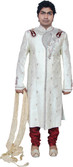 51% OFF on Alza Show Off Self Design Sherwani