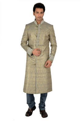 50% OFF on Manu Royal Self Design Sherwani 50% OFF on Manu Royal Self Design Sherwani