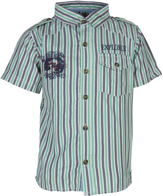59% OFF on Silver Streak Boy's Striped Casual Shirt