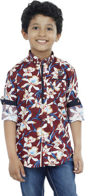 15% OFF on OKS Boys Boy's Printed Casual Shirt