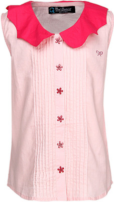 40% OFF on Cool Quotient Baby Girl's Solid Casual Shirt