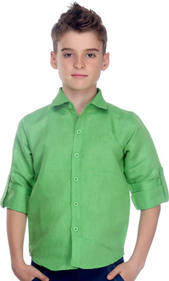 Mash Up Boy's Solid Casual Shirt Mash Up Boy's Solid Casual Shirt