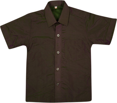 10% OFF on Thangamagan Boy's Solid Festive Shirt