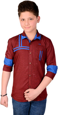 50% OFF on Aedi Boy's Solid Casual Shirt