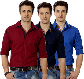 Suspense Men's Solid Casual Shirt