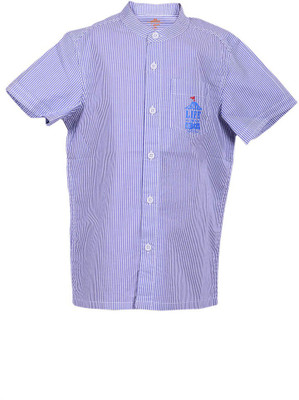 Ello Boy's Striped Casual Shirt Ello Boy's Striped Casual Shirt