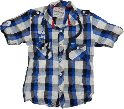 30% OFF on Kooka Kids Boy's Checkered Casual Shirt