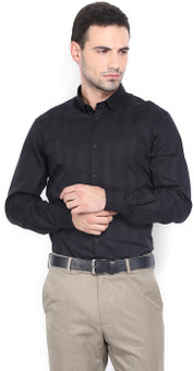 Arrow New York Men's Striped Party Shirt