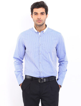 Arrow New York Men's Striped Casual Shirt