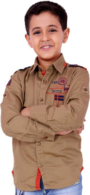 15% OFF on OKS Boys Boy's Solid Casual Shirt