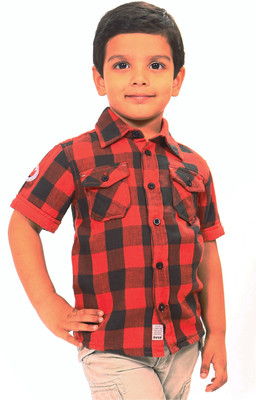 40% OFF on Bio Kid Baby Boy's Checkered Casual Shirt