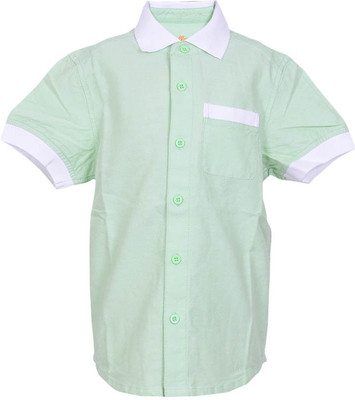 Ello Boy's Solid Casual Shirt