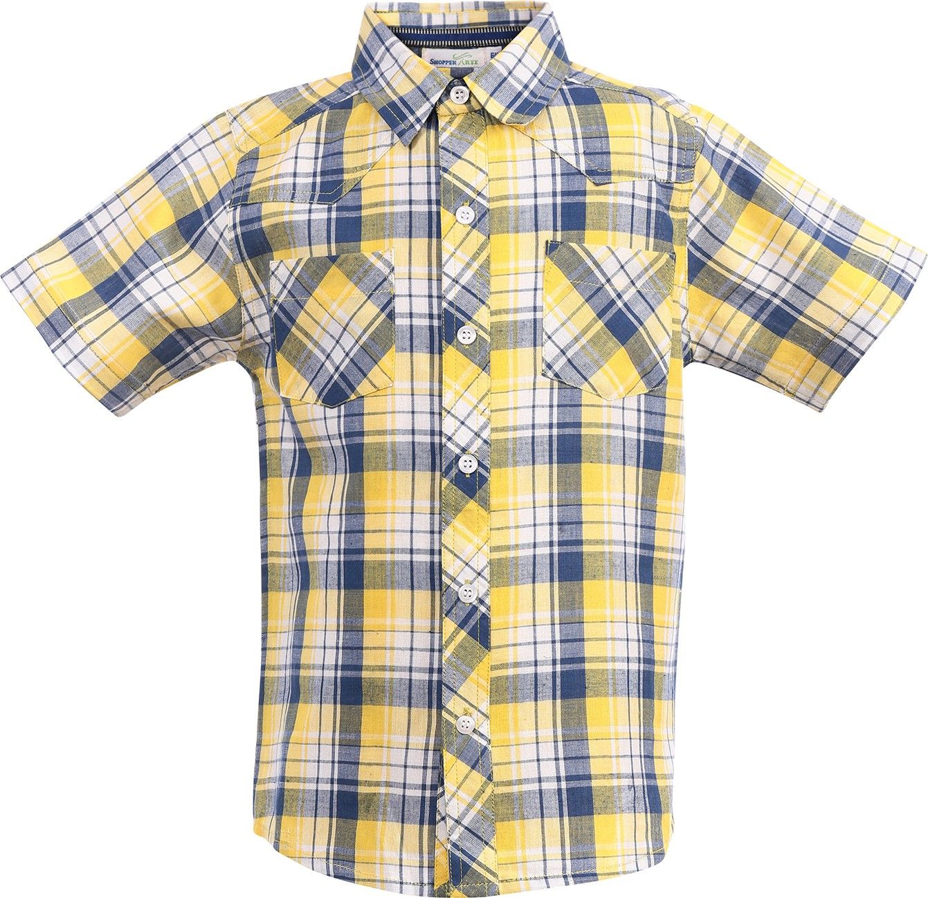 65% OFF on Shoppertree Boy's Checkered Casual Shirt 65% OFF on Shoppertree Boy's Checkered Casual Shirt