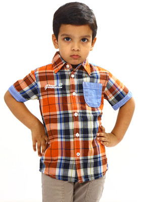 50% OFF on Bio Kid Baby Boy's Checkered Casual Shirt