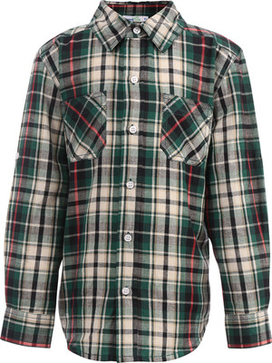 ShopperTree Boy's Checkered Casual Shirt