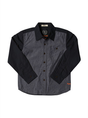 SuperYoung Boy's Polka Print Casual Shirt