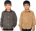 65% OFF on Fashion N Style Boy's Solid Casual Shirt