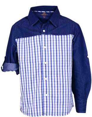 50% OFF on Ello Boy's Checkered Casual Shirt