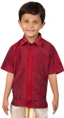 9% OFF on Thangamagan Boy's Striped Festive, Wedding Shirt