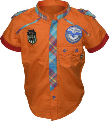 Cool Quotient Baby Boy's Solid Casual Shirt Cool Quotient Baby Boy's Solid Casual Shirt