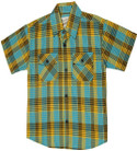 Overdrive Boy's Checkered Casual Shirt Overdrive Boy's Checkered Casual Shirt