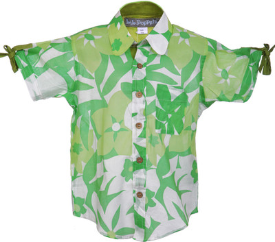 28% OFF on Lil Poppets Boy's Floral Print Casual Shirt