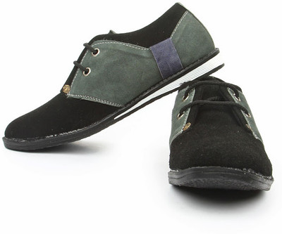 66% OFF on Bacca Bucci Modish Black Corporate Casuals