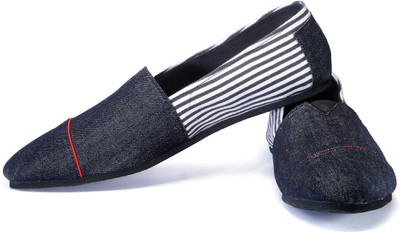 60% OFF on Funk Bish Black and White Loafers