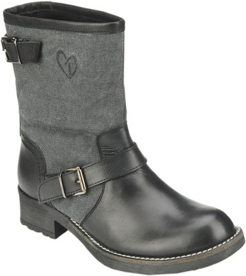50% OFF on Delize BKR-303A-Black Boots
