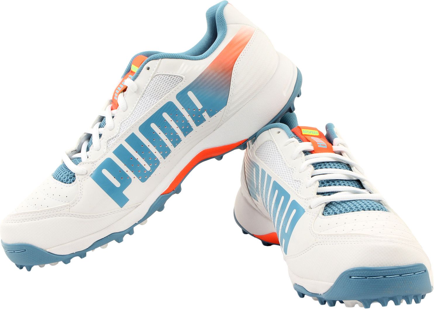Puma Evospeed Cricket Rubber 3.2 Running Shoes Buy White, Sharks Blue