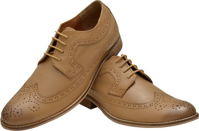 32% OFF on Hirel'S Tan Leather Brogues Lace Up Shoes 32% OFF on Hirel'S Tan Leather Brogues Lace Up Shoes