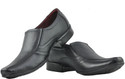 55% OFF on Alpha Man Black Cap Toe Slip On Shoes 55% OFF on Alpha Man Black Cap Toe Slip On Shoes