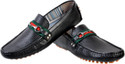 36% OFF on Hirel's Black Leather Driving Loafers 36% OFF on Hirel's Black Leather Driving Loafers