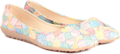 55% OFF on Do Bhai PRINT-YELLOW PRINT-YELLOW Bellarinas