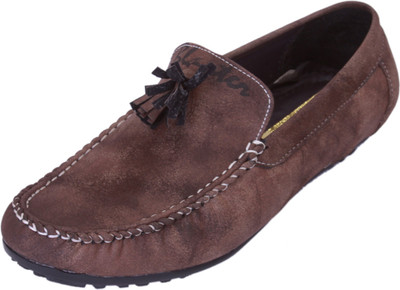 Shoebook Brown Trendy Loafers