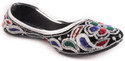 40% OFF on Forever Footwear Rajasthani Floral Mojaris