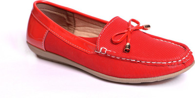 30% OFF on Footkraft Red Loafers