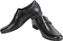 Blak PU Slip On Shoes